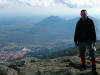 Carlos en la cima del Monte Abantos, San Lorenzo del Escorial