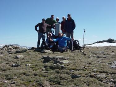 Pe�a Cebollera Vieja. Lucas, Zoltan, Rosa, Carlos, �ngel, Juan Carlos y Fran