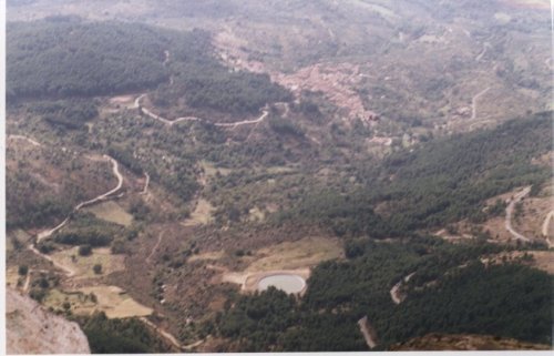 Cuevas del Valle desde la cima de el Torozo