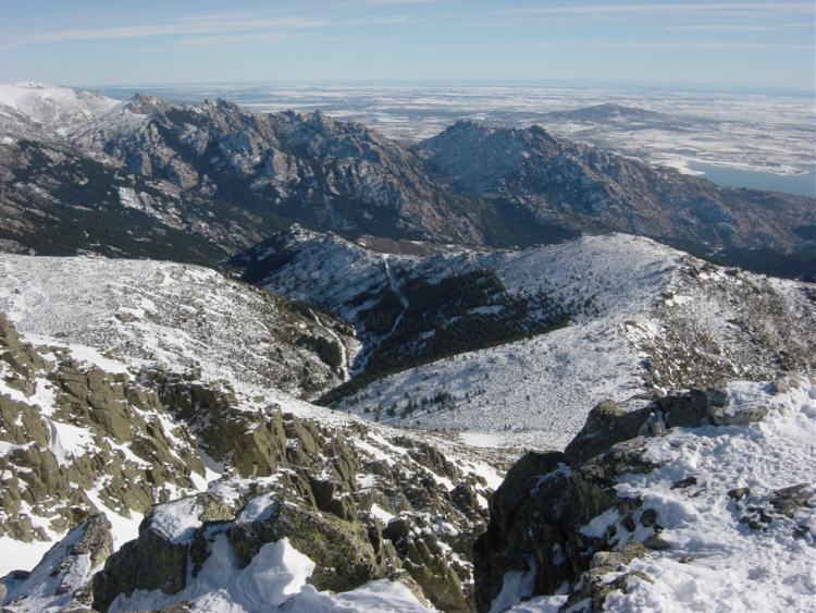 La Pedriza desde la cima de La Maliciosa