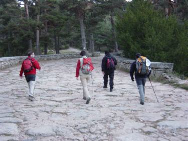 puente del descalzo, calzada romana de la fuenfria