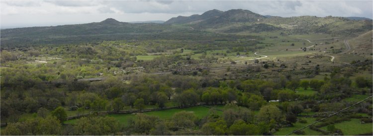 Vista del valle desde el Mirador del Guijo en Zarzalejo