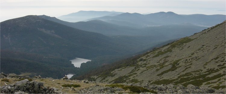 Valle del Ro Moros desde la cima de La Pinareja (Mujer Muerta)