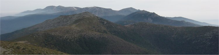 panoramica desde la Cima de La Pea del Oso (Mujer Muerta)