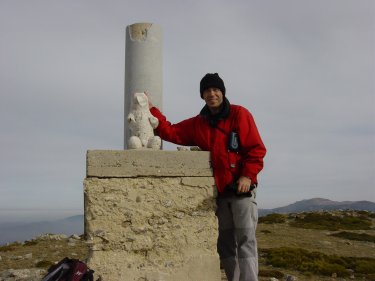 Carlos con el oso