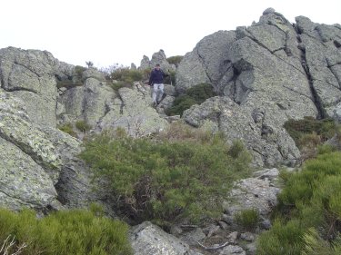 Descenso desde el Pico de Pasapan