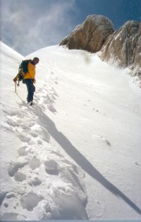 Sito en la ascensin a Monte Perdido
