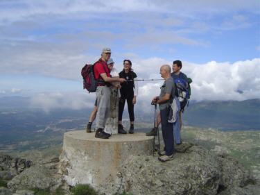 Nombramiento como Trotamontes de Juan Carlos en la Cima Cerro El Pend�n