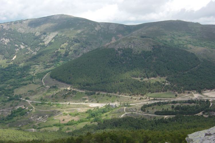 Cabeza Bra�a, Collado Abierto, Mina de Plata y La Albardilla desde Cabeza Arc�n