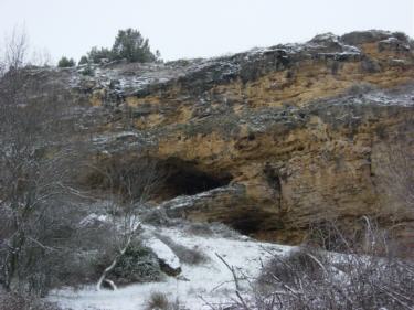 La cueva. Cañón del río viejo. Segovia