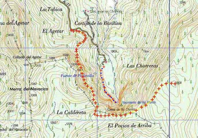 ver descripcin y fotografias de ruta de senderismo por el nacimiento del rio mundo