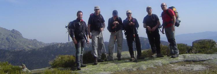 David, Carlos, Marta, Rafael, Ruben y Lucas. En La Senda Herreros