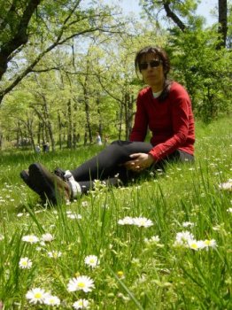 Laura en el bosque de la Herrer�a