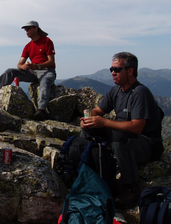 Nuestra ltima excursin octubre de 2004 "Cima de la Maliciosa"; La marcha en recuerdo de Periko.